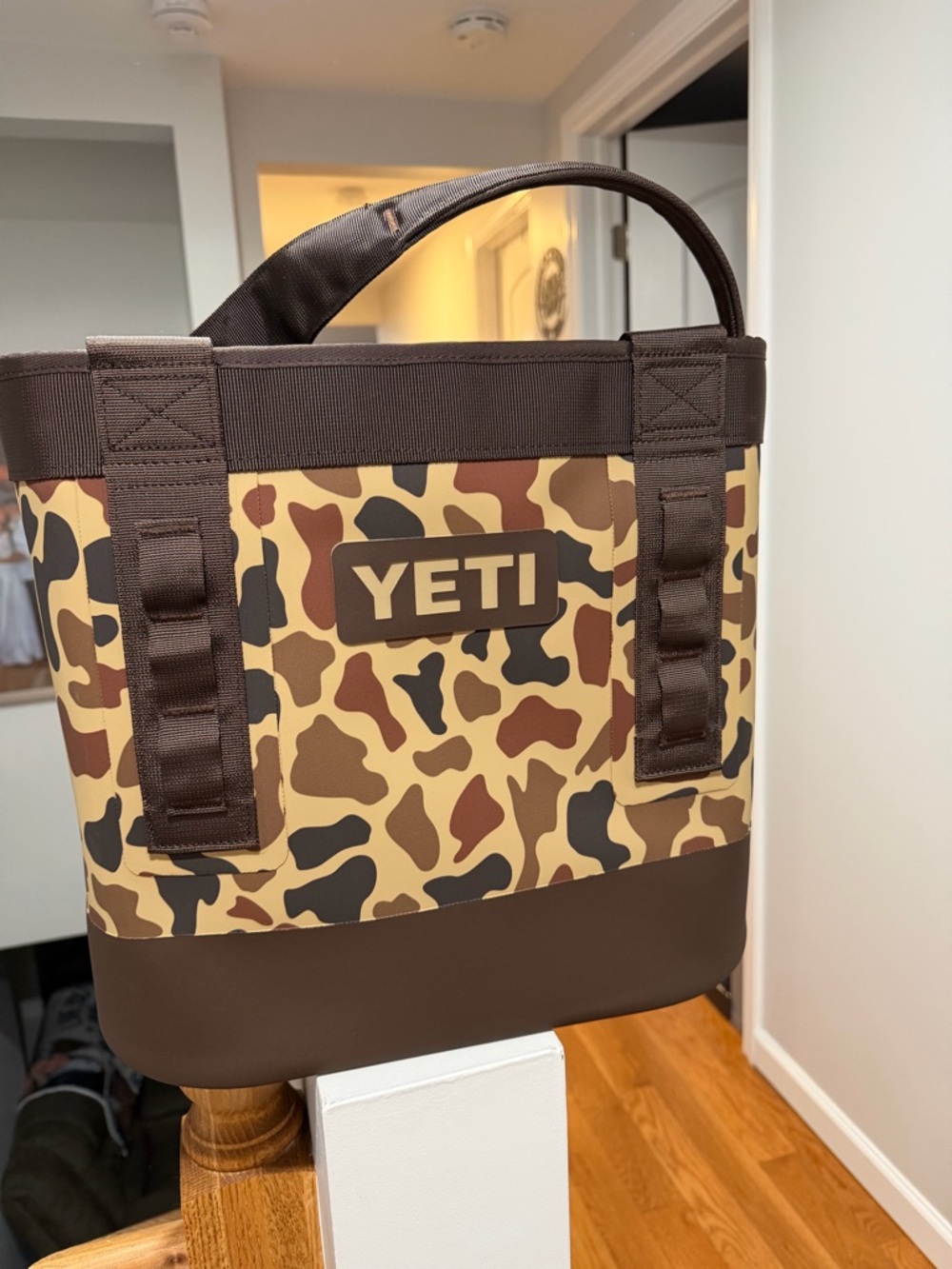 YETI Brown Camo 20 Insulated Tote Bag